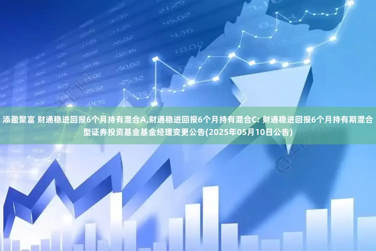 添盈聚富 财通稳进回报6个月持有混合A,财通稳进回报6个月持有混合C: 财通稳进回报6个月持有期混合型证券投资基金基金经理变更公告(2025年05月10日公告)